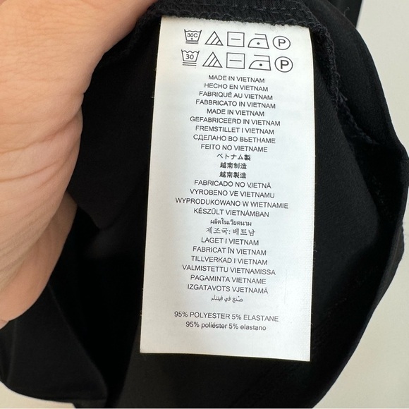 NWT MICHAEL Michael Kors Long Sleeve Center Ring Cutout Dress Black XS - Picture 6 of 8